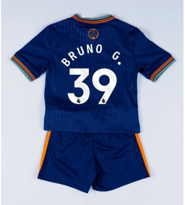 Newcastle United Bruno Guimaraes #39 Tredjetrøje Børn 2025-26 Kortærmet (+ Korte bukser)